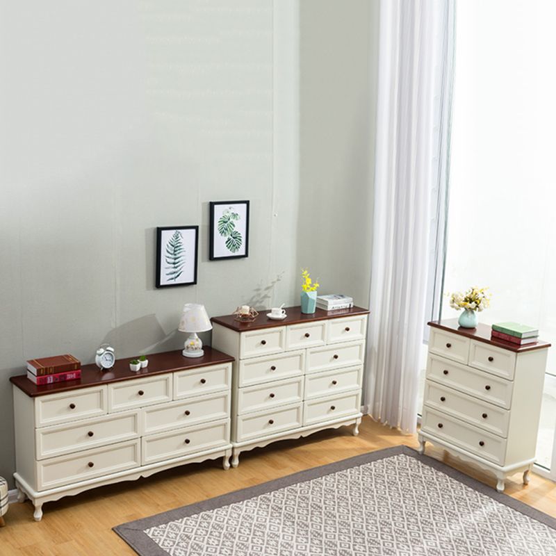 Cassapanca per camera da letto in legno massello nautico con cassetti