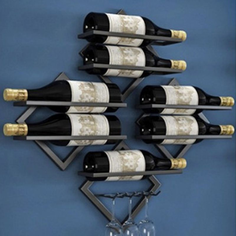 Wall Mounted Wine Holder Metal Home Wine Glass Stemware Rack Holder Clearhalo 'furn' 'furn_wine_racks' 'Furniture' 'Kitchen & Dining Furniture' 'Wine Racks' 'wine_racks' 1200x1200_551fd9fd-455f-4e34-a5c3-061f6001ce14