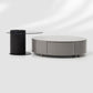 Modern Coffee Table Round Nesting Coffee Table with Storage Drawers Clearhalo 'Coffee & Accent Tables' 'Coffee Tables' 'coffee_tables' 'furn' 'furn_coffee_tables' 'Furniture' 'Living Room Furniture' 1200x1200_5521160d-e1c3-4a06-81a1-465997ee231f