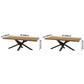 Solid Wood Brown Tone Dining Table Industrial 4 Legs Table for Dining Room Clearhalo ' dining_table' 'Dining Tables & Seating' 'Dining Tables' 'furn' 'furn_dining_table' 'Furniture' 'furniture_dining_table' 'Kitchen & Dining Furniture' 'kitchen&dining_furn' 'kitchen' 'kitchen_dining_table' 1200x1200_552595a3-47c3-4d2c-b155-dc47ad7fb27f