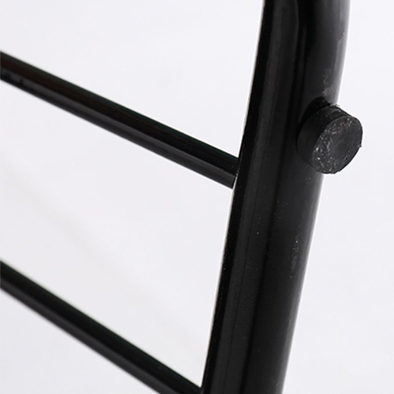 Industriële metalen basis eetkamerstoel gestoffeerde eetkamerstoel