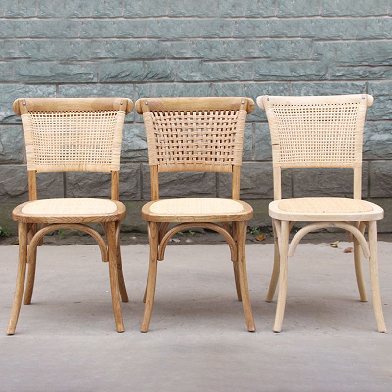 Solid Wood Country Style Dining Room Chair Matte Finish Cane Back Dining Chairs Clearhalo ' kitchen&dining_furn' 'Dining Chairs' 'Dining Tables & Seating' 'dining_chair' 'furn' 'furn_dining_chair' 'Furniture' 'furniture_dining_chair' 'Kitchen & Dining Furniture' 'kitchen' 1200x1200_5527717a-0100-4a8a-9b2c-bf05f38f82ff