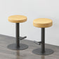 Modern Style Bar-stool Iron Leg Round Wooden Seat for Restaurant Bar 1 Piece Clearhalo 'Bar Furniture' 'Bar Stools' 'bar_stools' 'furn' 'furn_bar_stools' 'furniture_bar_stools' 'Kitchen & Dining Furniture' 'kitchen&dining_furn' 'kitchen' 'kitchen_furn' Furniture' 1200x1200_55281052-6de8-4496-b80a-099c862d44ce