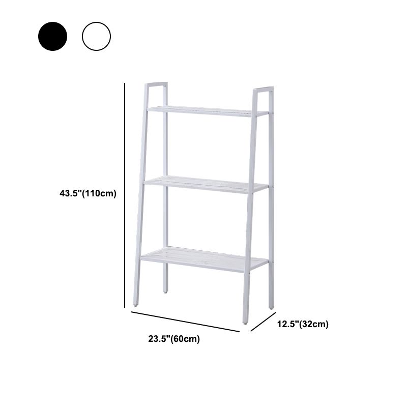スタディルーム用のコンテンポラリーメタルブックケースオープンシェルフ本棚