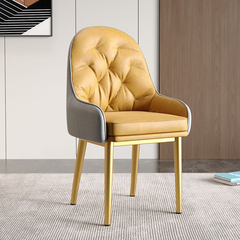 Modern Style Home Solid Back Metal Dining Arm Chair(Set of 4/8) Clearhalo 'Dining Chairs' 'Dining Tables & Seating' 'dining_chair' 'furn' 'furn_dining_chair' 'Furniture' 'Kitchen & Dining Furniture' 1200x1200_552bc558-2516-49c1-ac43-75fc5a2b62a3