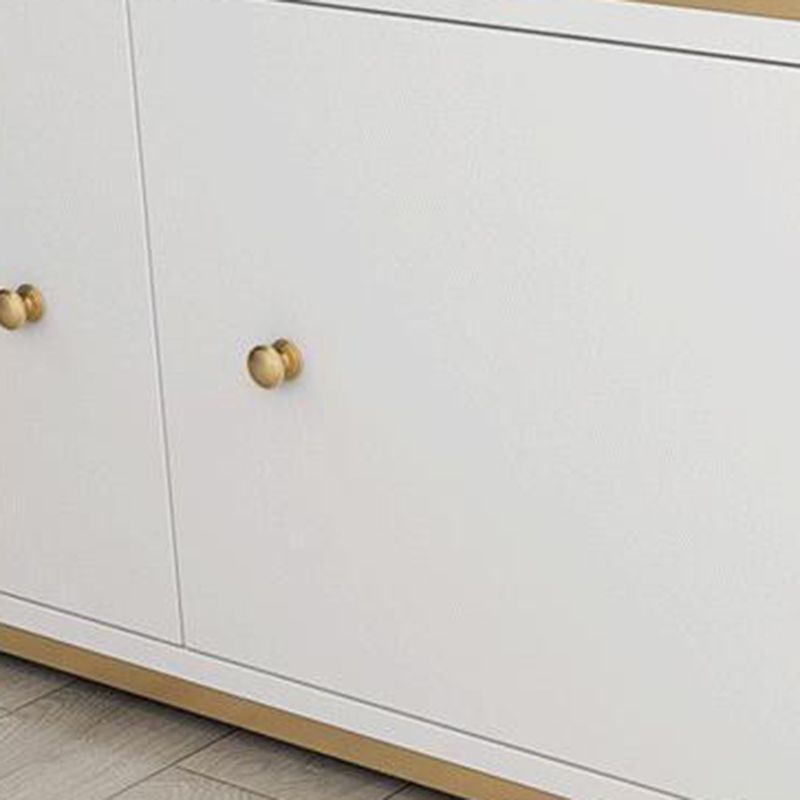 Modern Metal Bookcase Standard Bookshelf With Doors 76.7" H x 11.8" W Clearhalo 'Bookcases' 'furn' 'furn_bookcases' 'Furniture' 'Office Furniture' 1200x1200_552f0f76-c726-4bc5-b8bf-9fdeda9e51cd