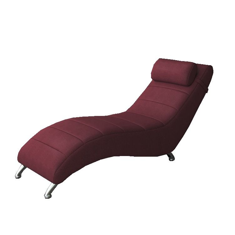 Faux Leather Chaise Lounge Armless Solid Color Chaise for Bedroom and Living Room Clearhalo 'Chairs & Seating' 'Chaise Lounge' 'chaise_lounge' 'furn' 'furn_chaise_lounge' 'Furniture' 'Living Room Furniture' 1200x1200_552fe69f-db35-46cf-96c8-1cf812d45211