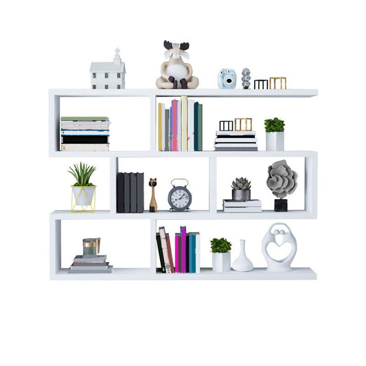Wall Unit Open Book Shelf Modern Engineered Wood Shelf Bookcase for Home Clearhalo 'Bookcases' 'furn' 'furn_bookcases' 'Furniture' 'Office Furniture' 1200x1200_553128f3-92bc-4d3b-af5e-d8ab7621191f