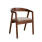 Traditional Arm Chair Wood Open Back Dining Room Chair for Kitchen