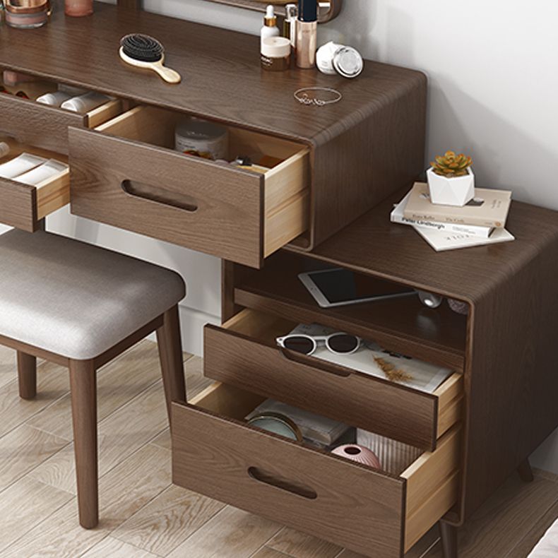 Trucco in legno massiccio vanity da scrivania per il trucco vanity set di vanity con cassetto