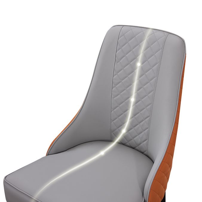 Scandinavian Style Metal Chair Kitchen Dining Parsons Chair (Set of 2) Clearhalo ' kitchen&dining_furn' 'Dining Chairs' 'Dining Tables & Seating' 'dining_chair' 'furn' 'furn_dining_chair' 'Furniture' 'furniture_dining_chair' 'Kitchen & Dining Furniture' 'kitchen' 1200x1200_55387726-04f0-4f2f-9d68-3f125c9c5e04