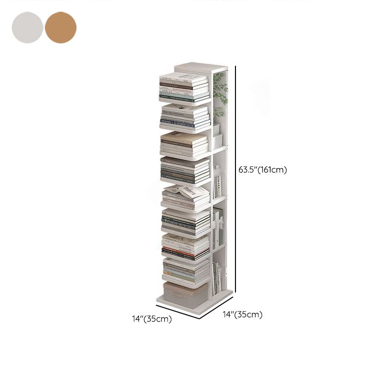 Modern Engineered Wood Bookshelf Standard Bookcase with Shelves Clearhalo 'Bookcases' 'furn' 'furn_bookcases' 'Furniture' 'Office Furniture' 1200x1200_553af8c1-2bfa-4b7a-be4e-06176797a645