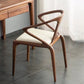 Modern Simple Side Chair Wooden Base Side Dining Chair for Living Room