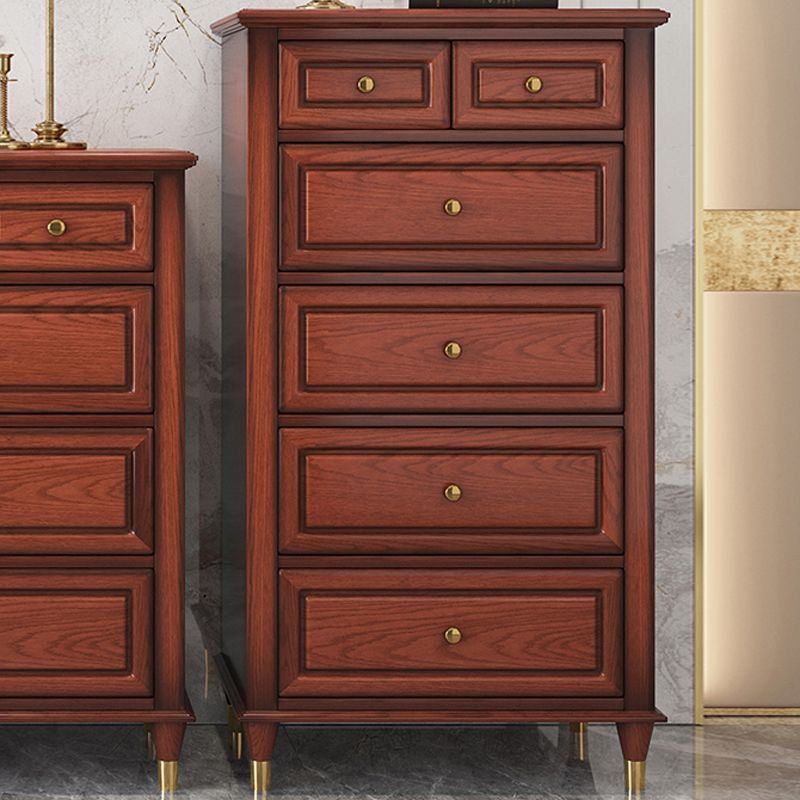 Slaapkamer verticale opbergkist glamour houten borst met laden