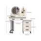 White Mirrored Vanity Bedroom Make-up Vanity Table Set with 5 Drawers Clearhalo 'Bedroom Furniture' 'furn' 'furn_makeup_vanities' 'Furniture' 'Makeup Vanities' 'makeup_vanities' 1200x1200_553cfece-b1f5-4969-bdc0-8e318a836f68