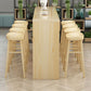 Contemporary Rectangle Wood Top Counter Table 42-inch Height Bar Table Clearhalo 'Bar Furniture' 'Bar Tables' 'bar_tables' 'furn' 'furn_bar_tables' 'Furniture' 'furniture_bar_tables' 'Kitchen & Dining Furniture' 1200x1200_553ddc1c-4d4c-4a9b-a665-c0d75bad2c94