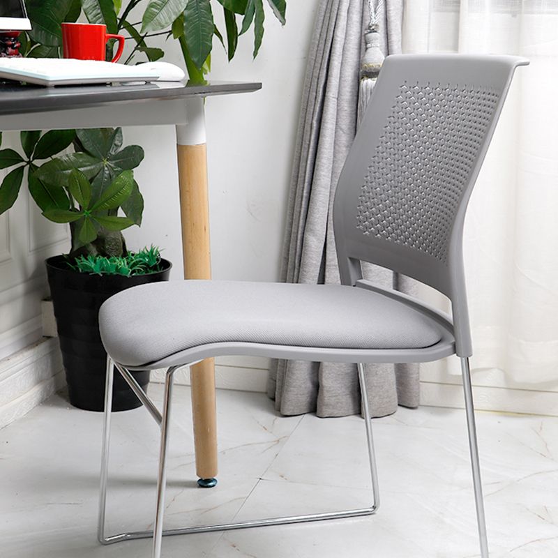 Contemporary Ergonomic Conference Chair Metal Office Chair without Arm Clearhalo 'furn' 'furn_office_chair' 'Furniture' 'Office Chairs' 'Office Furniture' 'office_chair' 1200x1200_55426a90-de39-46f2-bffb-724692ef9aff