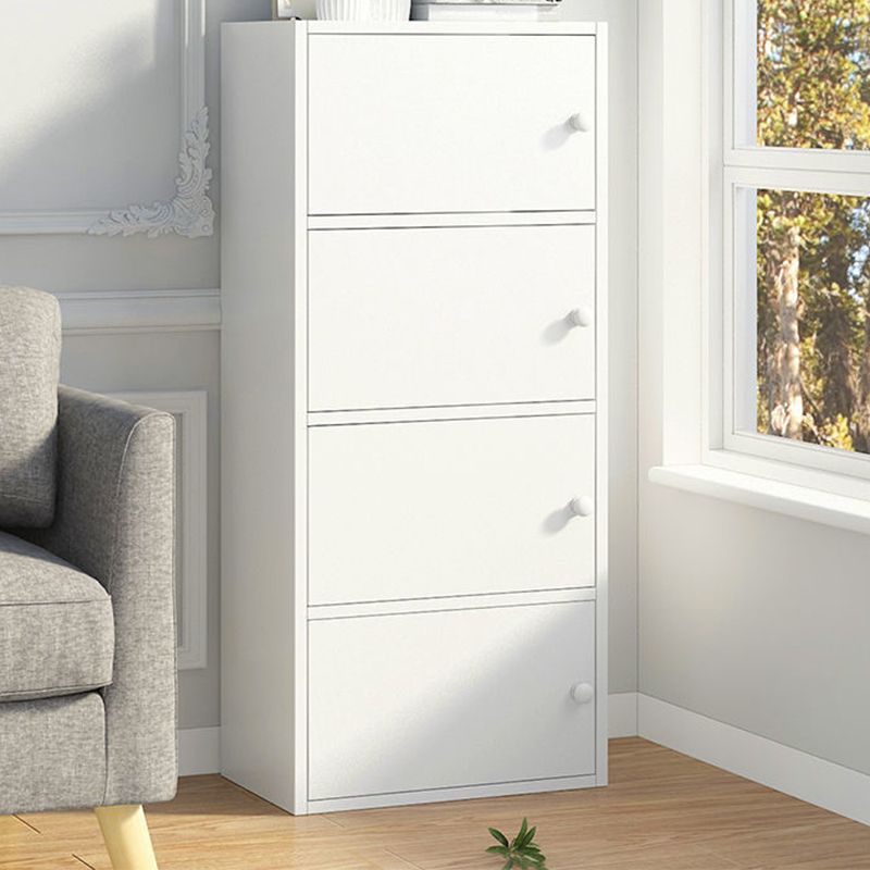 Armoire à accent moderne avec armoire à portes boutons, résistant à l'eau