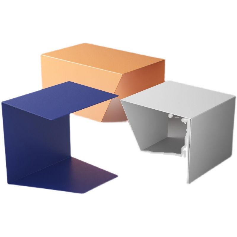 Mesa de trineo de trineo de mediados de siglo de la mesa del sofá metal de la mesa del sofá