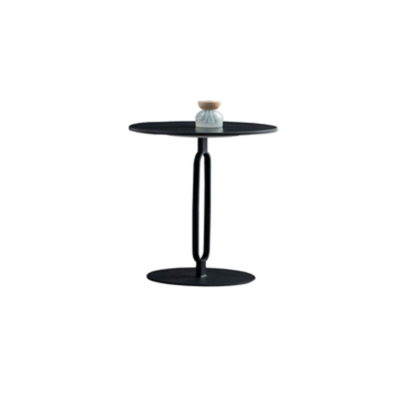 Modern Slate Trestle Coffee Table with Storage Round Cocktail Table in Grey Clearhalo 'Coffee & Accent Tables' 'Coffee Tables' 'coffee_tables' 'furn' 'furn_coffee_tables' 'Furniture' 'furniture_coffee_tables' 'Living Room Furniture' 1200x1200_5546251b-2192-49db-a7e8-107ed00e7f78