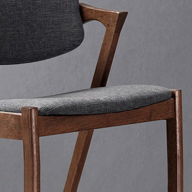 Traditional Dining Accent Chair Open Back Dining Room Chair for Home Clearhalo 'Dining Chairs' 'Dining Tables & Seating' 'dining_chair' 'furn' 'furn_dining_chair' 'Furniture' 'Kitchen & Dining Furniture' 1200x1200_5546e6d8-8436-4133-a16b-e0f13f468c93