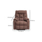 Power-Remote Type Standard Recliner Swivel Base Recliner Chair Clearhalo 'Chairs & Seating' 'furn' 'furn_recliners' 'Furniture' 'Living Room Furniture' 'Recliners' 1200x1200_5547071f-f471-480c-9f3e-b1a8ffb854a7