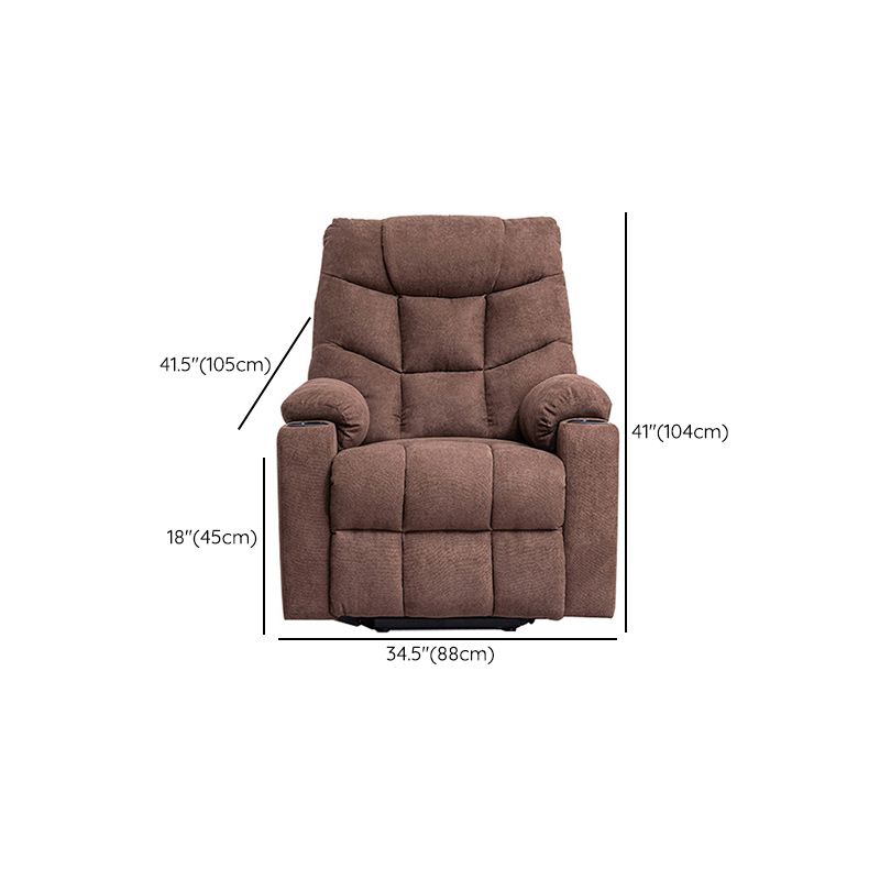 Power-Remote Type Standard Recliner Swivel Base Recliner Chair Clearhalo 'Chairs & Seating' 'furn' 'furn_recliners' 'Furniture' 'Living Room Furniture' 'Recliners' 1200x1200_5547071f-f471-480c-9f3e-b1a8ffb854a7