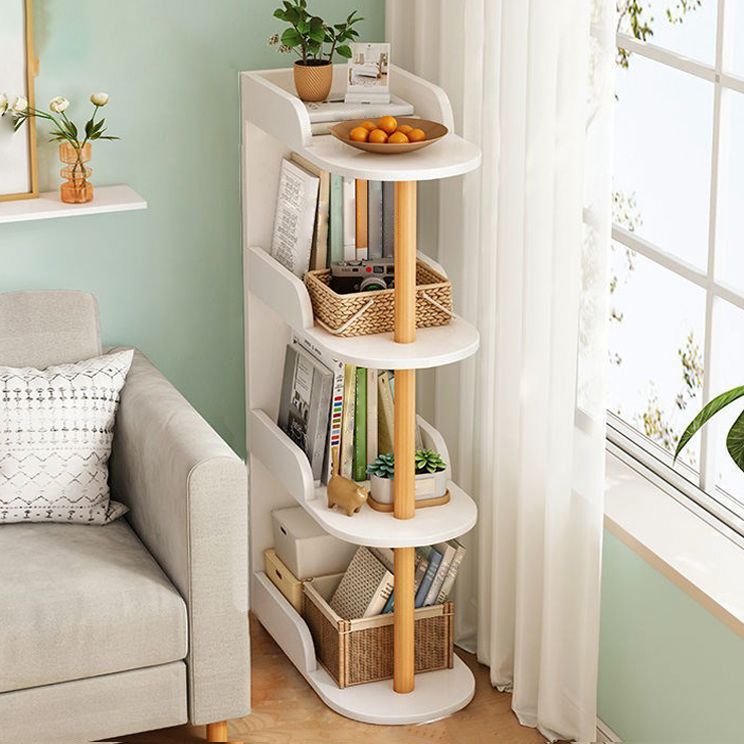 Bibliothèque d'étagère en bois d'ingénierie Scandinave Bidret à l'office