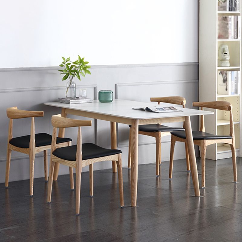 Modern Wood Dining Room Set 1/2/5/6/7 Pieces Dining Furniture Set /Separate Items Clearhalo 'Dining Room Sets' 'Dining Tables & Seating' 'dining_room_set' 'furn' 'furn_dining_room_set' 'Furniture' 'furniture_dining_room_set' 'Kitchen & Dining Furniture' 'kitchen&dining_furn' 'kitchen' 1200x1200_5549f17d-6e05-466b-be21-a6f763dbb670
