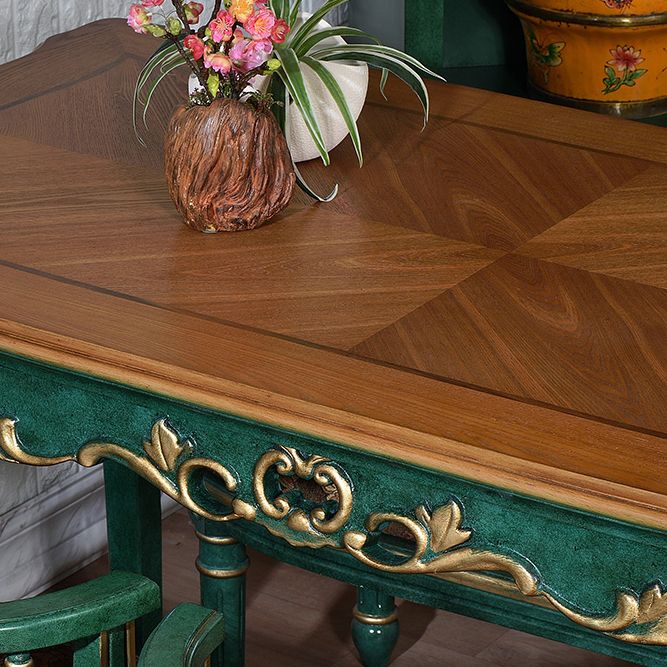 Midcentury Style Dining Site Table Solid Wood 4-foot Dining Room Furniture for Home Clearhalo ' dining_table' 'Dining Tables & Seating' 'Dining Tables' 'furn' 'furn_dining_table' 'Furniture' 'furniture_dining_table' 'Kitchen & Dining Furniture' 'kitchen&dining_furn' 'kitchen' 'kitchen_dining_table' 1200x1200_554a6eb1-fd08-4098-ba21-5b8184ce8574