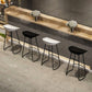 Modern Milk Tea Shop Low Back Stool Matte Finish Plastic Barstool Clearhalo 'Bar Furniture' 'Bar Stools' 'bar_stools' 'Furniture' 'furniture_bar_stools' 'Kitchen & Dining Furniture' 1200x1200_554beeea-a542-4a74-99ed-3aa5e7fae1f6