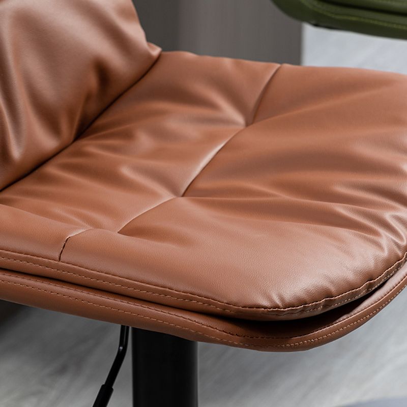 Nordic Indoor Barstool Iron Adjustable Swivel Tall Stool with Leather Seat Clearhalo 'Bar Furniture' 'Bar Stools' 'bar_stools' 'furn' 'furn_bar_stools' 'furniture_bar_stools' 'Kitchen & Dining Furniture' 'kitchen&dining_furn' 'kitchen' 'kitchen_furn' Furniture' 1200x1200_554cac55-b11d-4dbd-bf03-26d5d1d45729