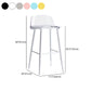 Nordic Armless Backrest Counter Stool Iron Cafe Bar Stool with Acrylic Seat Clearhalo 'Bar Furniture' 'Bar Stools' 'bar_stools' 'furn' 'furn_bar_stools' 'Furniture' 'furniture_bar_stools' 'Kitchen & Dining Furniture' 1200x1200_554cf23f-ee83-4c42-851b-2d7351a80598