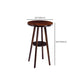 Brown Solid Wood Pub Table Set 1/3 Pcs Bar Table with Wooden Stools Clearhalo 'Bar Furniture' 'furn' 'furn_home_bar_bar_sets' 'Furniture' 'Home Bars & Bar Sets' 'home_bar_bar_sets' 'Kitchen & Dining Furniture' 1200x1200_554f6f3b-f46f-4dfc-b8be-4ef49434838e