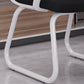Modern Desk Chair No Wheels Fixed Arms Upholstered No Distressing Office Chair