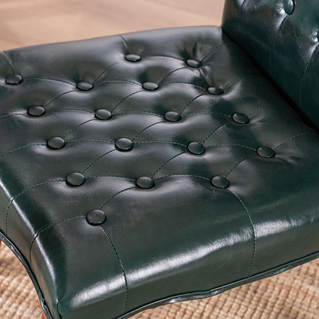 French Country Armless Dining Chairs PU Leather Upholstered Dining Side Chairs Clearhalo ' kitchen&dining_furn' 'Dining Chairs' 'Dining Tables & Seating' 'dining_chair' 'furn' 'furn_dining_chair' 'Furniture' 'furniture_dining_chair' 'Kitchen & Dining Furniture' 'kitchen' 1200x1200_5551338d-f8a8-48fe-ba22-13d42f018043