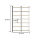 9.84"W Bookshelf Industrial Style Wall Mounted Bookcase for Home and Office