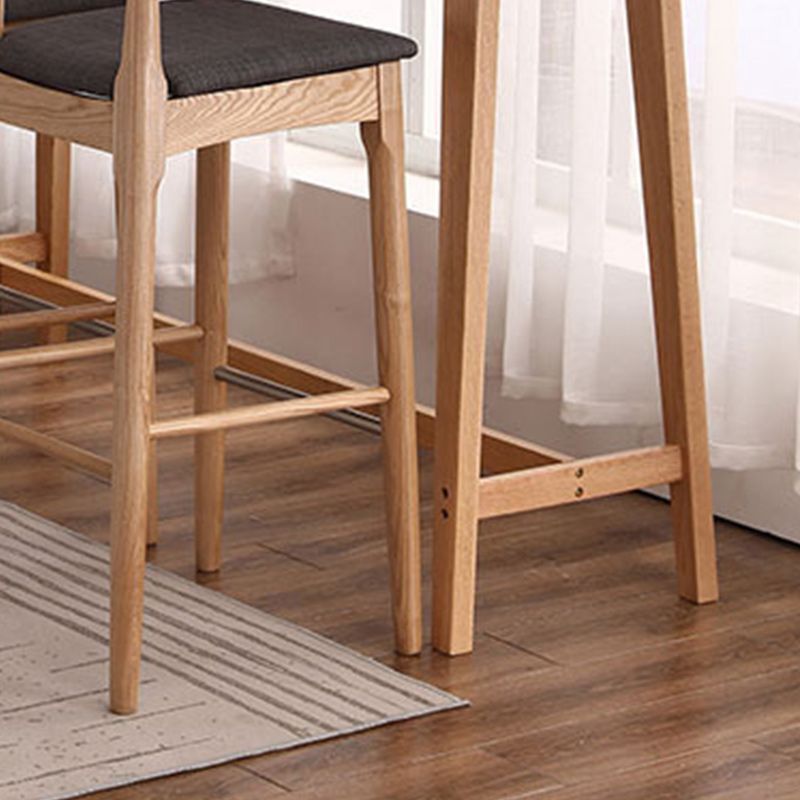 Solid Wood Bar Table Traditional Luxury Rectangle Bar Table with Trestle Base Clearhalo 'Bar Furniture' 'Bar Tables' 'bar_tables' 'furn' 'furn_bar_tables' 'Furniture' 'Kitchen & Dining Furniture' 1200x1200_55530146-0166-4223-abc1-e13d35e0df73