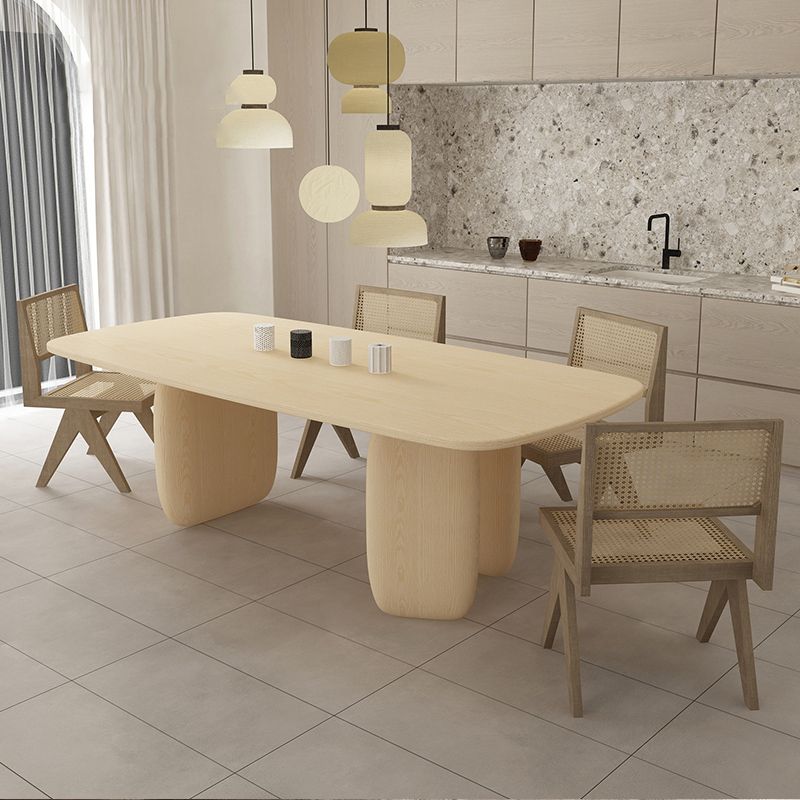 Solid Wood Furniture with Chairs 1/2/4/5 Pcs Modern Dinette Set for Home Use Clearhalo 'Dining Room Sets' 'Dining Tables & Seating' 'dining_room_set' 'furn' 'furn_dining_room_set' 'Furniture' 'Kitchen & Dining Furniture' 1200x1200_55540c6a-b7af-4ed6-869b-247310fd7d27