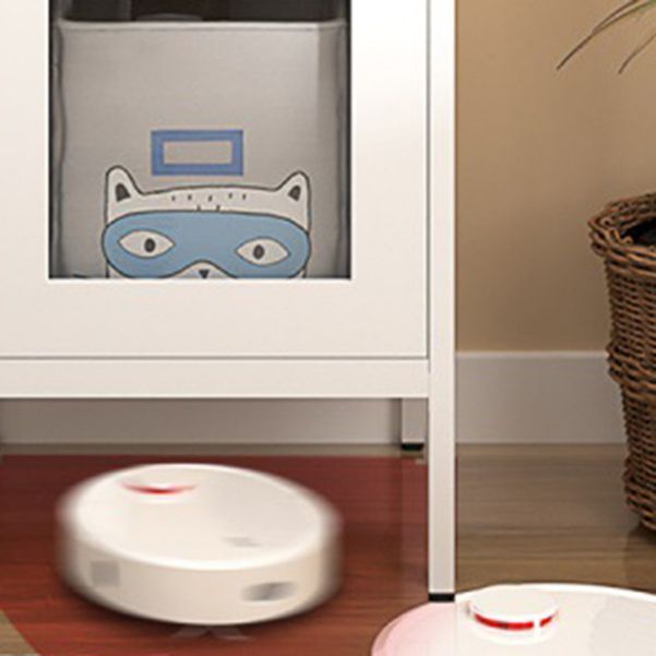 Contemporary Style Metal Bookcase Closed Back Bookshelf with Door for Home Clearhalo 'Bookcases' 'Furniture' 'furniture_bookcases' 'Office Furniture' 1200x1200_5555a97c-fd2c-4da3-8670-edc79234eeb0