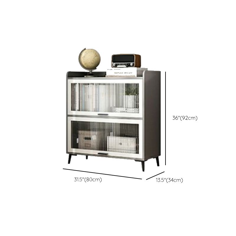 Modern Wood Storage Cabinet Square Bar Pulls Accent Chest with Doors Clearhalo 'Cabinets & Chests' 'cabinets_chests' 'furn' 'furn_cabinets_chests' 'Furniture' 'Living Room Furniture' 1200x1200_55565b0f-bd89-4d00-ac84-6608f8bac7c5