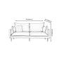 Linen 33"W Sofa Pillow Top Arm Sofa with 2 Pillows for Living Room Clearhalo 'furn' 'furn_sofas' 'Furniture' 'furniture_sofas' 'Living Room Furniture' 'Sofa' 'sofas' 1200x1200_55599107-fc8d-4500-b026-670dd7125a63