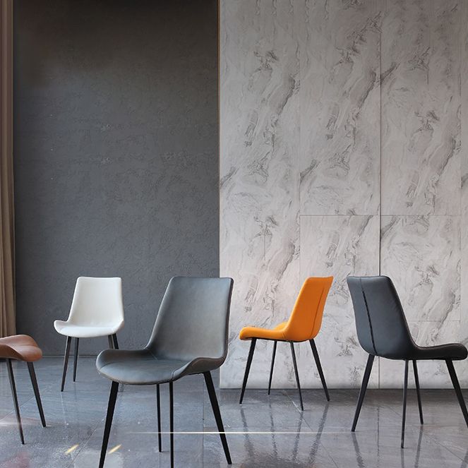 Contemporary Dining Chair of 16" Wide Sponge Upholstered Side Chair for Home Clearhalo ' kitchen&dining_furn' 'Dining Chairs' 'Dining Tables & Seating' 'dining_chair' 'furn' 'furn_dining_chair' 'Furniture' 'furniture_dining_chair' 'Kitchen & Dining Furniture' 'kitchen' 1200x1200_555b07d5-8105-49d5-b2ae-7f8b3876ea1d