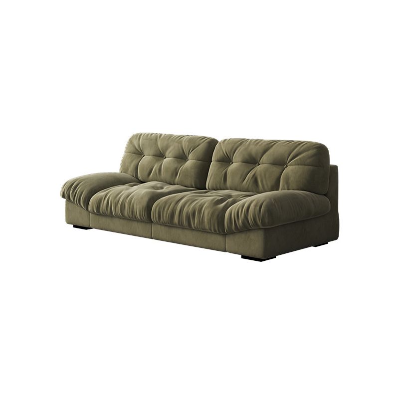Contemporary Tufted Leather Sofa 41.34-In D Armless Living Room Sofa Clearhalo 'furn' 'furn_sofas' 'Furniture' 'Living Room Furniture' 'Sofa' 'sofas' 1200x1200_555c1d85-4986-4941-a8f3-e51375d4dccc