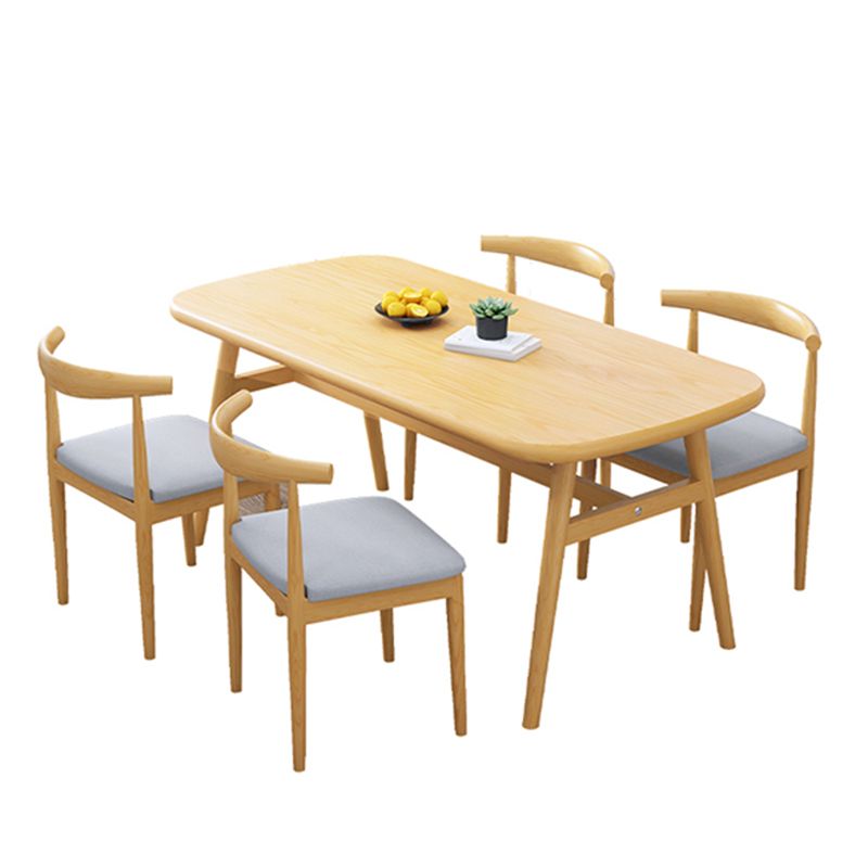 Modern Kitchen Wood Furniture of Standard Height Formal Dining¬†Room¬†Table¬†Set Clearhalo 'Dining Room Sets' 'Dining Tables & Seating' 'dining_room_set' 'furn' 'furn_dining_room_set' 'Furniture' 'furniture_dining_room_set' 'Kitchen & Dining Furniture' 'kitchen&dining_furn' 'kitchen' 1200x1200_55602acc-163b-4bca-afff-8411bb4c2aaf