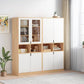 Wooden Standard Bookcase 12" D with Doors Closed Back Vertical Bookshelf Clearhalo 'Bookcases' 'furn' 'furn_bookcases' 'Furniture' 'Office Furniture' 1200x1200_55612b82-05c4-422d-bffd-12e9dbb15945