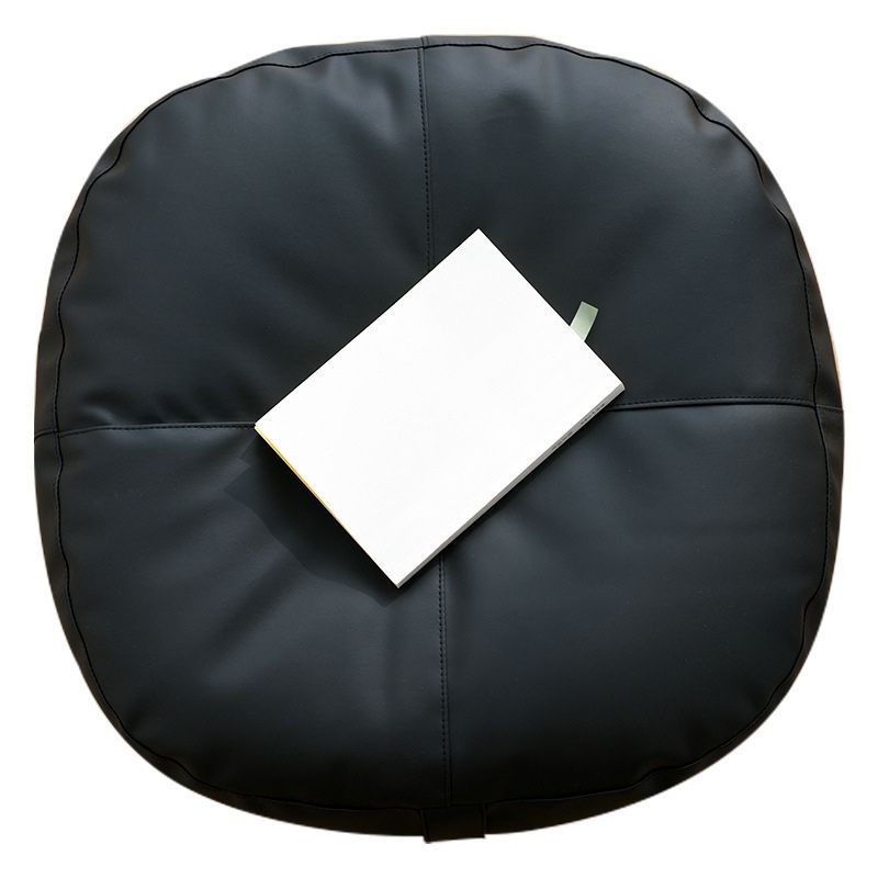Modern Pouf Ottoman Faux Leather Upholstered Solid Color Square Ottoman Clearhalo 'furn' 'furn_ottomans_poufs' 'Furniture' 'Living Room Furniture' 'Ottomans & Poufs' 'ottomans_poufs' 1200x1200_556471ed-394f-457a-91ce-e4eb31bd4e84