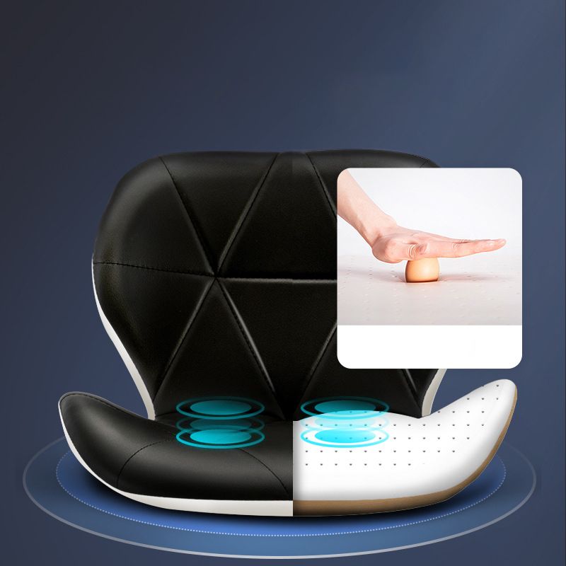 スカンジナビアのメタルバースツールフェイクレザーフットレスト調整可能なカウンタースツール