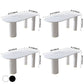 Metal Contemporary Free Form Dining Table Sintered Stone Table for Home Clearhalo ' dining_table' 'Dining Tables & Seating' 'Dining Tables' 'furn' 'furn_dining_table' 'Furniture' 'furniture_dining_table' 'Kitchen & Dining Furniture' 'kitchen&dining_furn' 'kitchen' 'kitchen_dining_table' 1200x1200_556634f1-b62e-4cba-bd2e-c80e681d9f1e