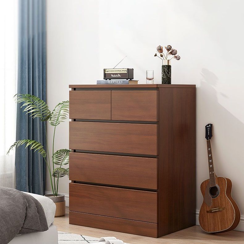 23.5" X 16" Vertical Storage Chest Modern Wood Storage Chest in White and Brown Clearhalo 'Bedroom Furniture' 'Dressers & Chests' 'dressers_chests' 'furn' 'furn_dressers_chests' 'Furniture' 1200x1200_5566f644-9015-4b9c-93d6-e0f8e52999e4